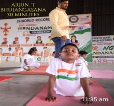 LONGEST DURATION HOLDING BHUJANGASANA FOR 30 MINUTES